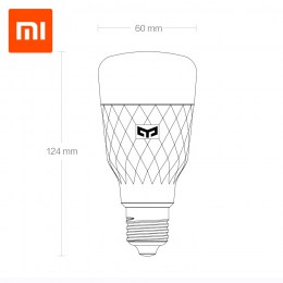 Лампочка Xiaomi Yeelight Smart Led Bulb 1S (Color) (YLDP13YL), белый
