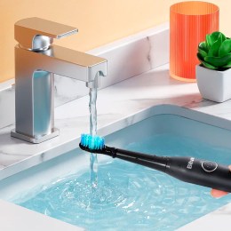 Электрическая зубная щетка Bitvae D2 Daily Toothbrush (подставка  + 8 насадок) (D2) GLOBAL, черная