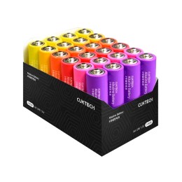 Батарейки алкалиновые Cuktech ZMI Rainbow типа AA (уп.24 шт.) (B08) разноцветные