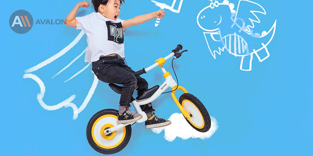 Детский самокат-кикборд Xiaomi QiCycle KD-12
