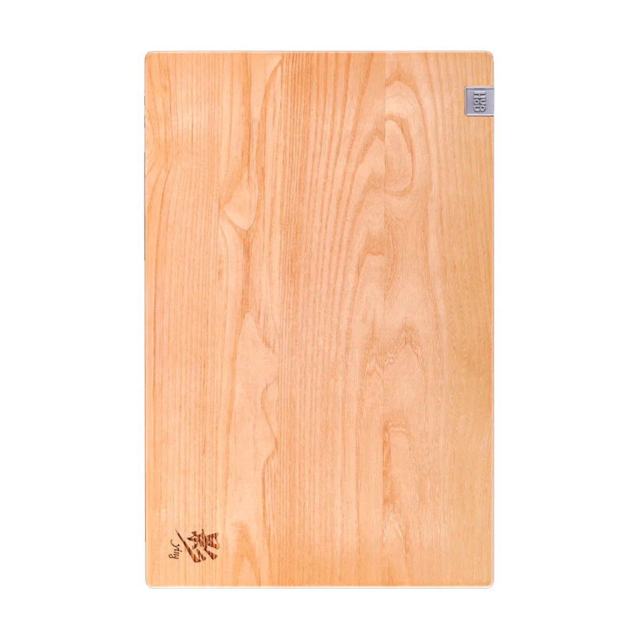 Разделочная доска деревянная 450x300x30мм из ясеня  HuoHou Ash wood Cutting Board, серия Ying  (HU0256 Brown RUS) Русская версия, коричневая