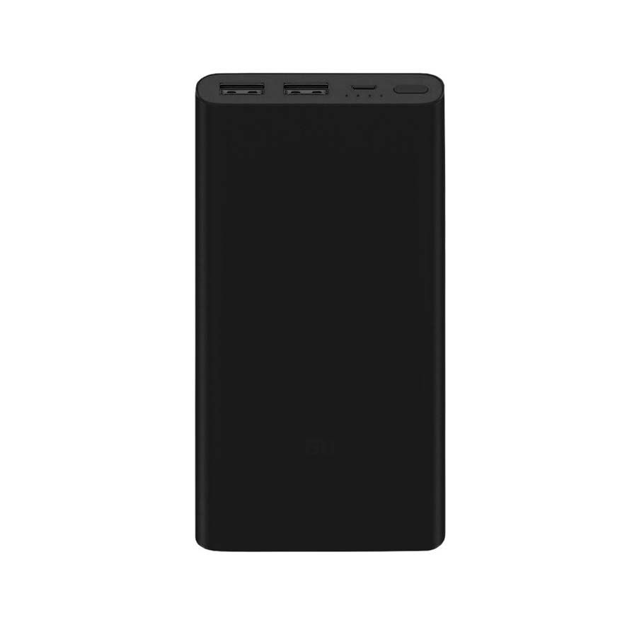 Внешний аккумулятор Xiaomi Mi Power Bank 2i 2USB 10000 mAh Black