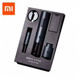 Электрический штопор с набором аксессуаров класса люкс NEW Xiaomi Huo Hou Electric Wine Bottle Opener DELUXE (HU0090), черный
