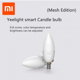 Лампочка Xiaomi Yeelight Yeelight LED Candle Light Bulb (Mesh) (YLDP09YL), белый