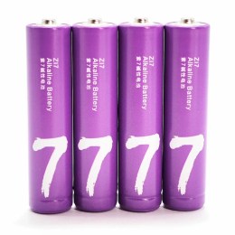 Батарейки алкалиновые Xiaomi ZMI Rainbow Zi7 типа AAA (уп. 4 шт), 4xAA7, фиолетовые
