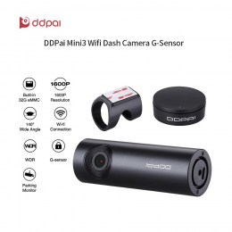 Видеорегистратор Xiaomi (Mi) DDPai mini 3 Dash Cam GLOBAL, черный