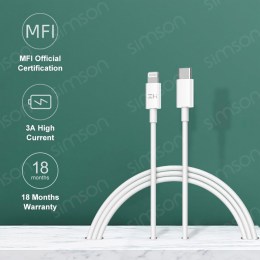 Кабель Type-C / Lightning Cable Xiaomi (Mi) ZMI AL870C 100 см WhiteRed