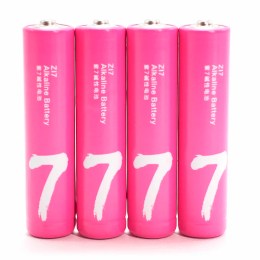 Батарейки алкалиновые Xiaomi ZMI Rainbow Zi7 типа AAA (уп. 4 шт), 4xAA7, розовые