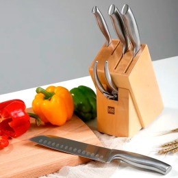 HuoHou 6-Piece Stainless Steel Kitchen Knife Set HU0014