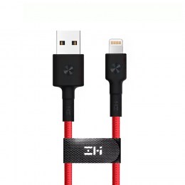 Кабель USB/Lightning Xiaomi ZMI MFi 100 см 3A 18W PD Материал оплетки нейлон/кевлар (AL803) красный