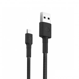 Кабель USB/Micro Xiaomi ZMI micro 100см  2.1A Материал оплетки нейлон/кевлар (AL603) черный
