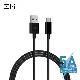Кабель USB/Type-C Xiaomi ZMI 100 см 5A Материал оплетки TPE (AL705) черный