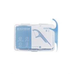 Зубная нить Xiaomi (Mi) SOOCAS Dental Floss Pick (1 pack) 50шт (D1-CN1) CHINA, голубая