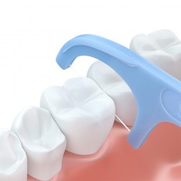 Зубная нить Xiaomi (Mi) SOOCAS Dental Floss Pick (1 pack) 50шт (D1-CN1) CHINA, голубая