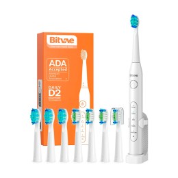 Электрическая зубная щетка Bitvae D2 Daily Toothbrush (подставка  + 8 насадок) (D2) GLOBAL, белая