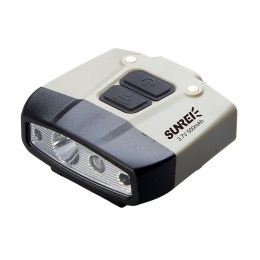 Комплект из двух портативных фонариков с зарядной станцией Sunrei H120*2 Sensor Hat Light 120 лм на голову, с сенсором,  2x500мАч +2000мАч,  IPX5, 4000K, до 23 ч (H120*2) серый