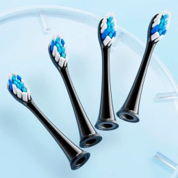 Сменные насадки для электрических зубных щеток Bitvae S2/S3 (4 шт) (S2/S3 Heads), GLOBAL, черные