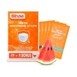 Полоски для отбеливания зубов Bitvae BV018 Teeth Whitening Strips (36шт = 18 пар) (BV018) GLOBAL, прозрачные со вкусом арбуза