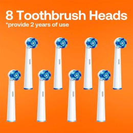 Электрическая зубная щетка Bitvae R2 Rotary E- Toothbrush (Футляр +  8 насадок + колпачок для насадок) (R2) GLOBAL, черная