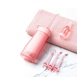 Ирригатор портативный беспроводной Xiaomi (Mi) SOOCAS Parfumeur Portable Oral Irrigator (W1) (4 насадки, бокс для хранения, жидкость для полоскания рта) GLOBAL, розовый