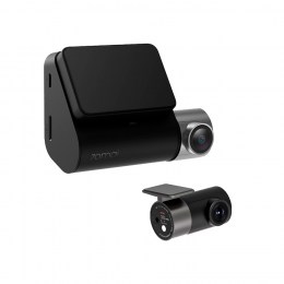 Видеорегистратор Xiaomi (Mi) 70Mai Dash Cam A500S-1, разрешение 2592x1944  + камера заднего вида RC06, черный